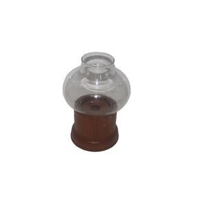 Vintage Gailstyn Sutton Teak & Glass Hurricane Lamp/Candle‎ Holder